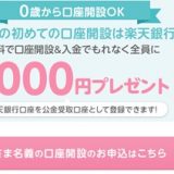 楽天銀行で子供用口座を作成して1,000円ゲット！ついでにマイナンバーカードと紐づけて7,500ポイントゲット！
